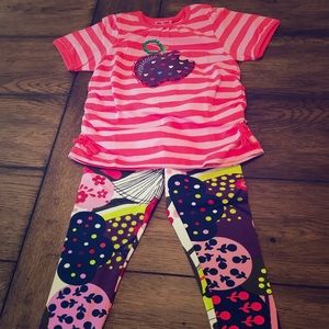 Me Too Girl Top and Pants set 2y